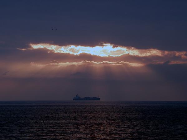Sailing under the sky