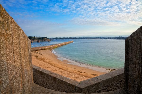 Saint-Malo Beach Scenery - HDR