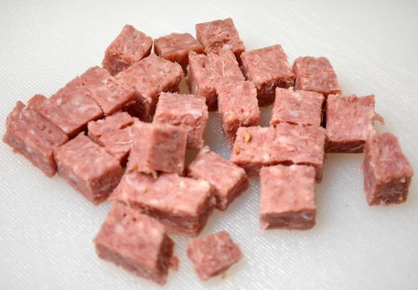 Salami Cut In Squares