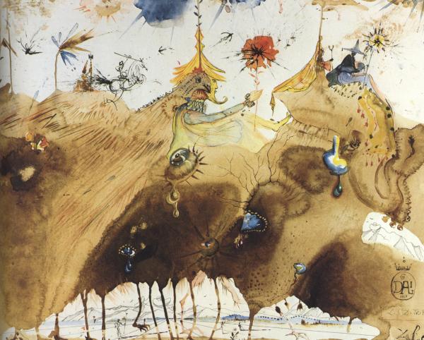 Salvador Dali painting