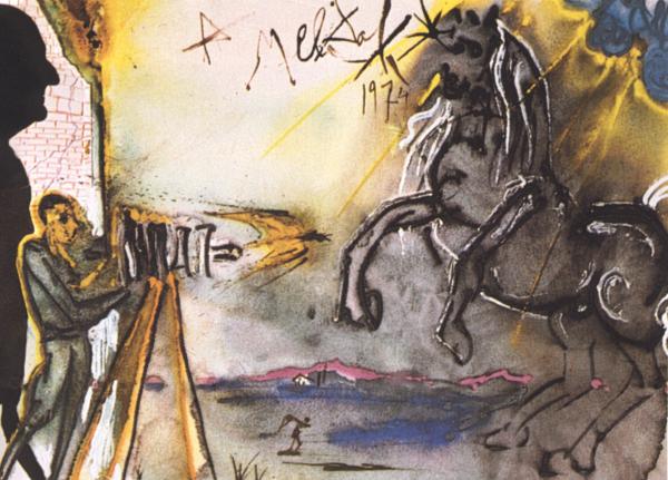 Salvador Dali painting