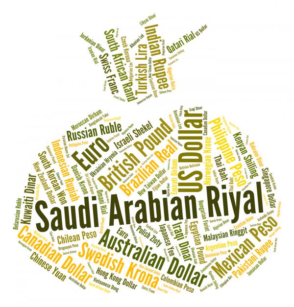 Saudi Arabian Riyal Indicates Forex Trading And Coinage
