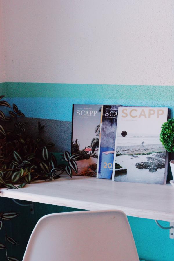 Scapp Magazine on Table