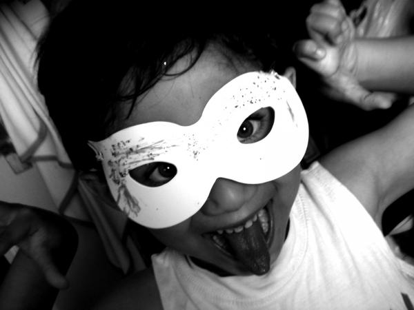 Scary face