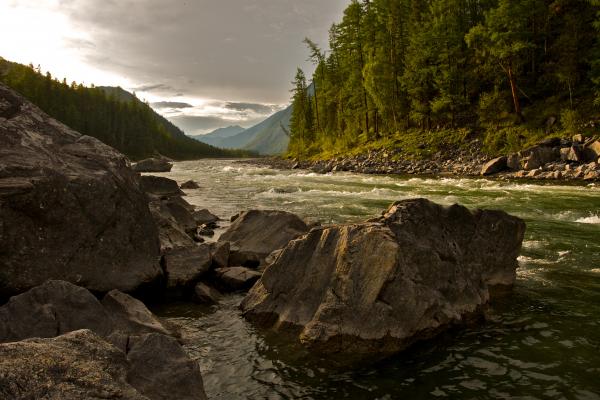 Scenic River with Whitewater