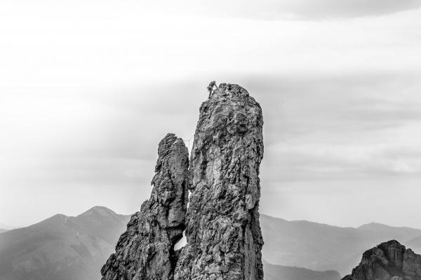 Scenic View of Cliff Against Sky