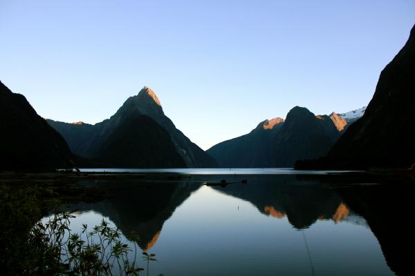 Scenic View of Mountains Under Clear Sky