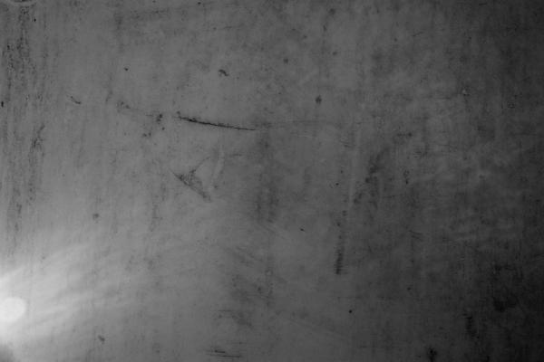 Scratched plastic surface