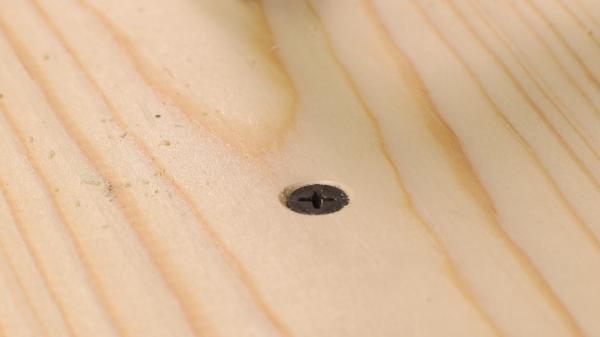 Screw in wood