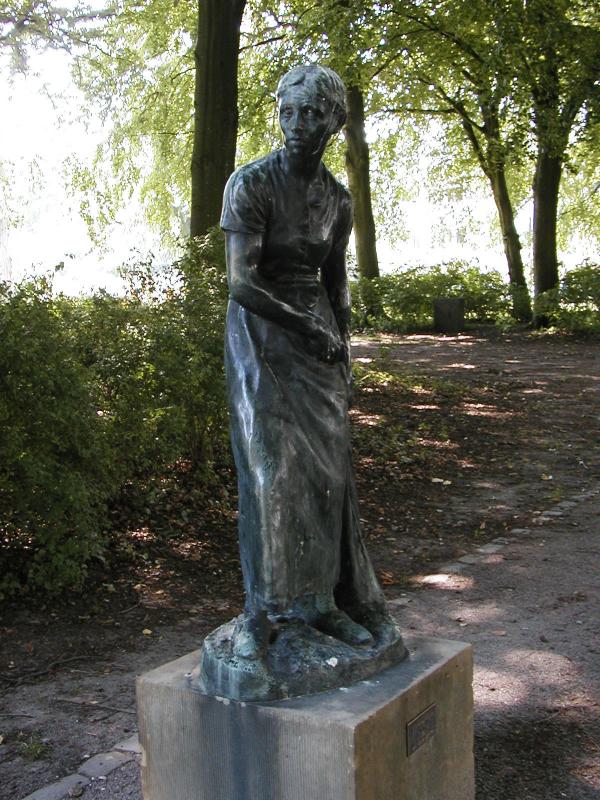 Sculpture of a woman