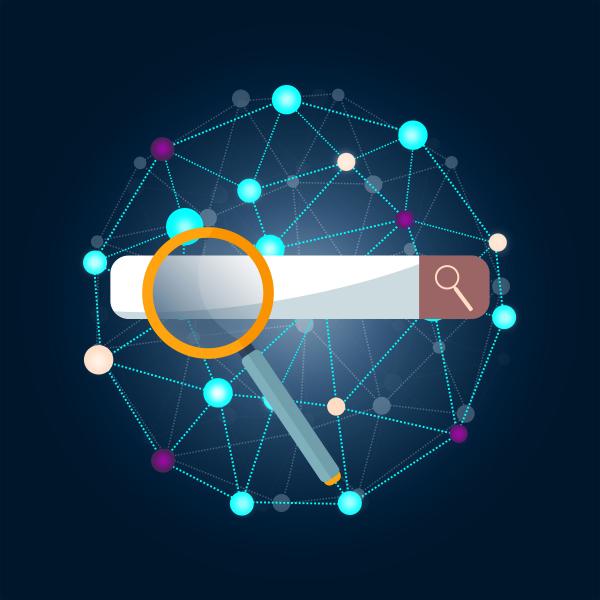 Search Icon On Mesh Network