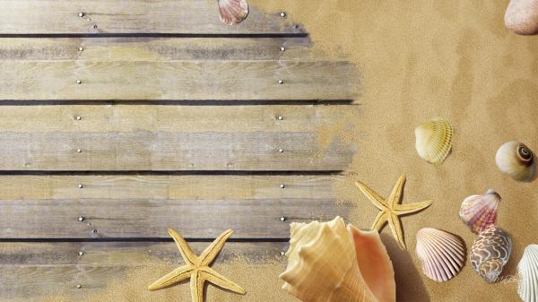 Wood and sand