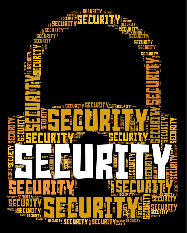 Security Lock Means Forbidden Password And Words