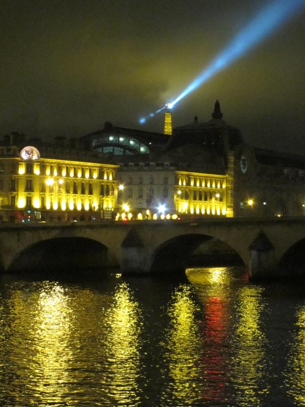 Seine at night