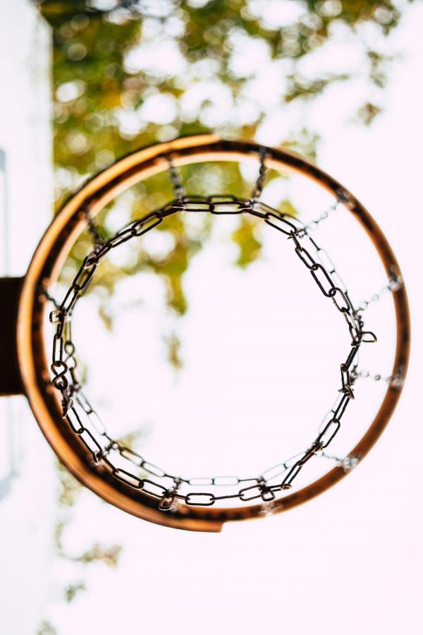 Selective Focus Photo of Basketball Ring