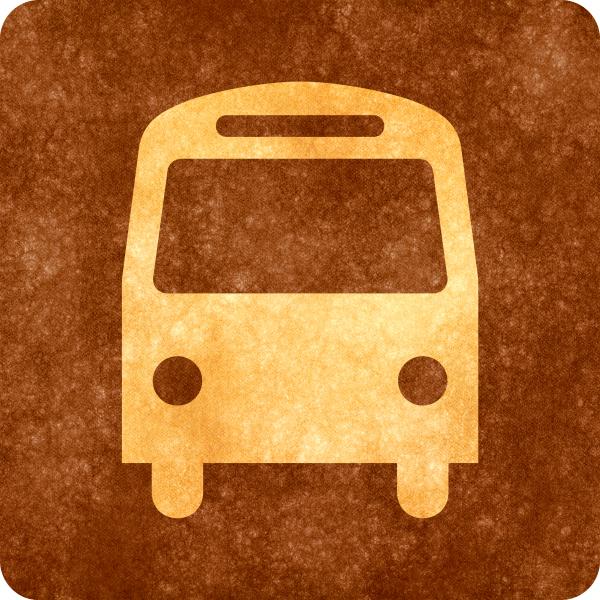 Sepia Grunge Sign - Bus Stop