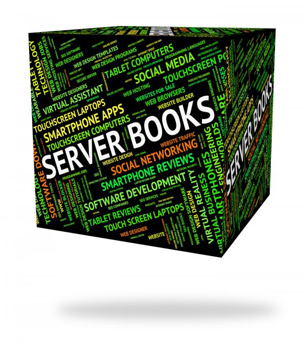 Server Books Indicates Computer Servers And Fiction