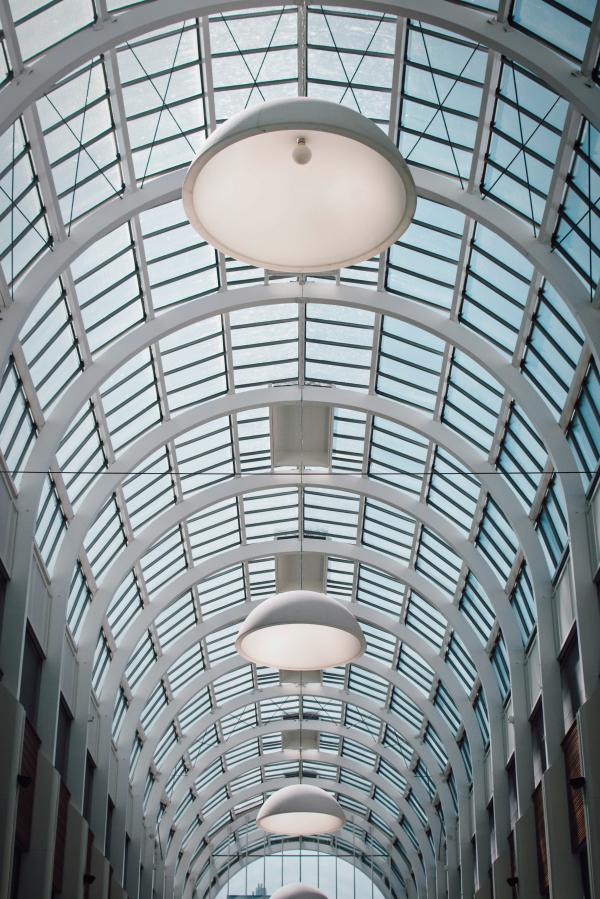 Shallow Focus Photography of Building Ceiling