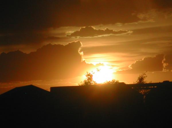 Shining through the picture