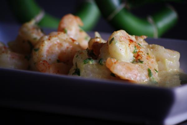 Shrimp and curry