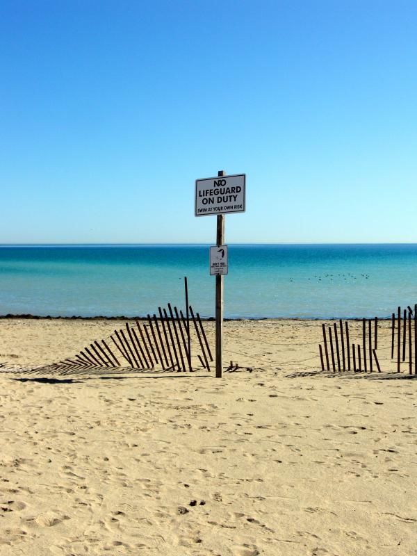 Sign at the Beach