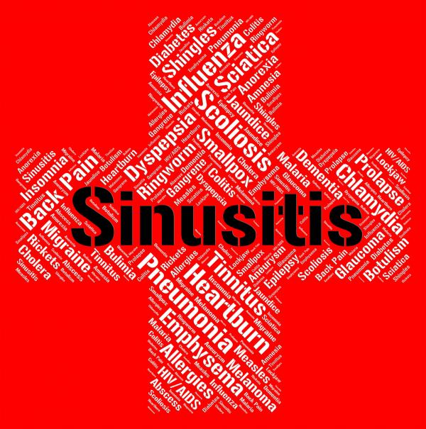 Sinusitis Word Shows Acute Rhinosinusitis And Affliction