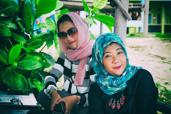 Sisters at the Beach