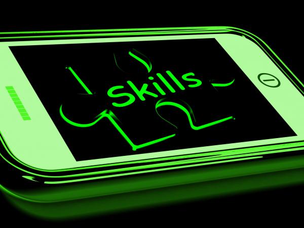 Skills On Smartphone Shows Abilities, And Talents