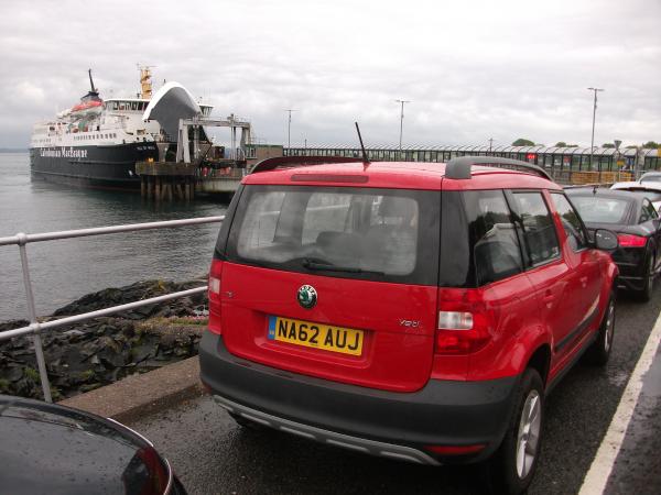 Skoda Yeti at the Craignure ferry terminal, Isle of Mull - May 2016