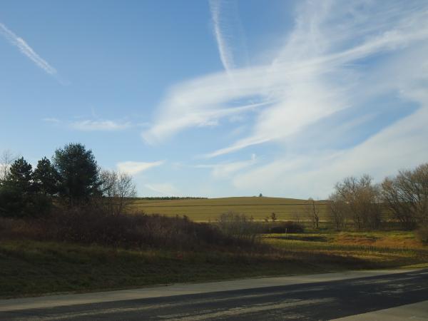 Sky over fields