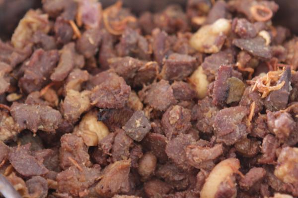 Slices of Goat Meat