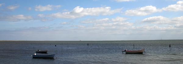 Small boats on sea
