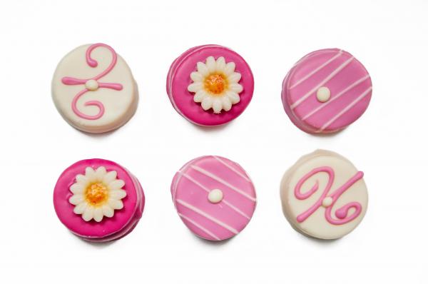 Small pink desserts