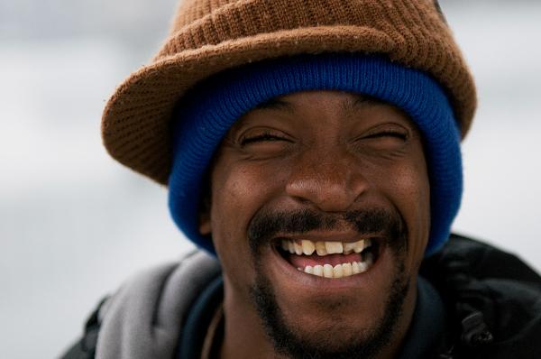 Smiling Homeless