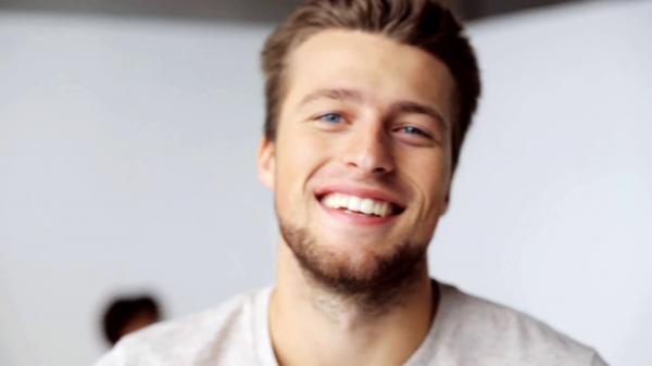 Smiling young man