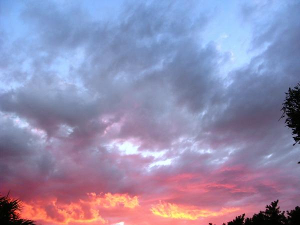 Smoke and sky