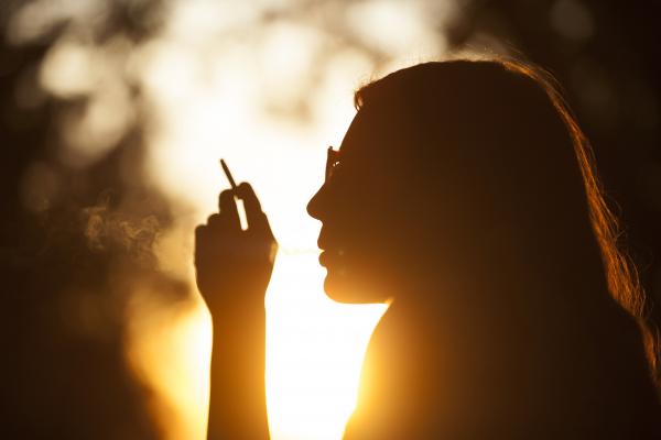 Smoke and sunset