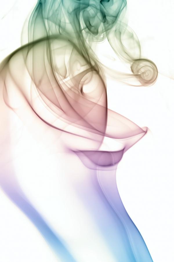 smoke on white