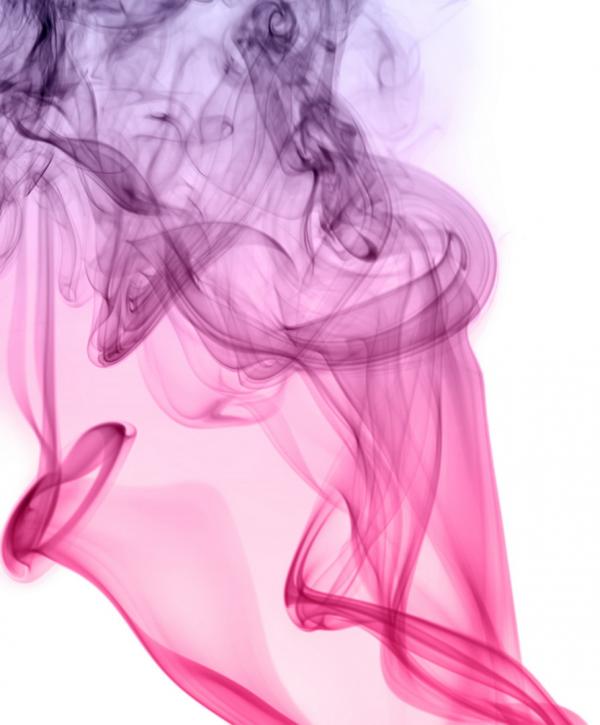smoke on white