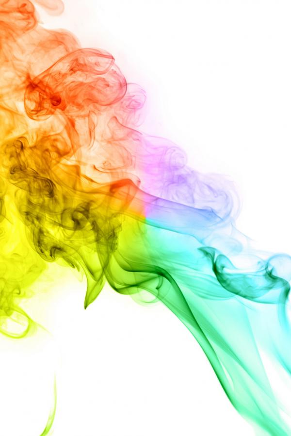 smoke on white