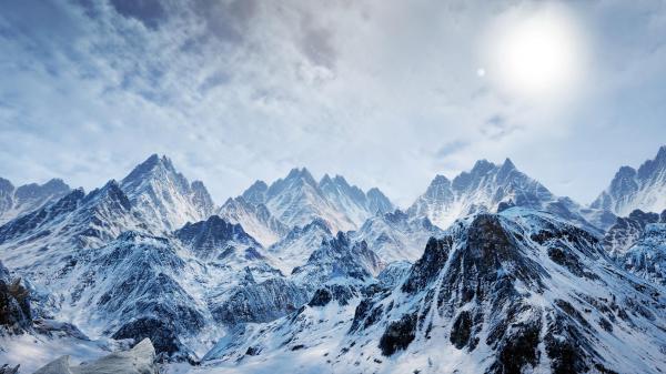 Snow mountain