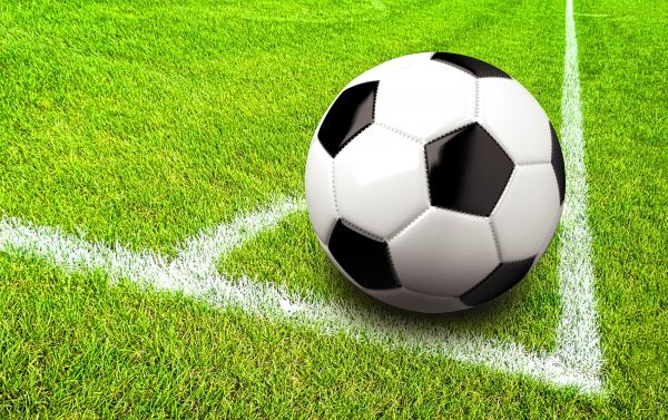 Soccer - Football - Ball in the Corner of the Pitch