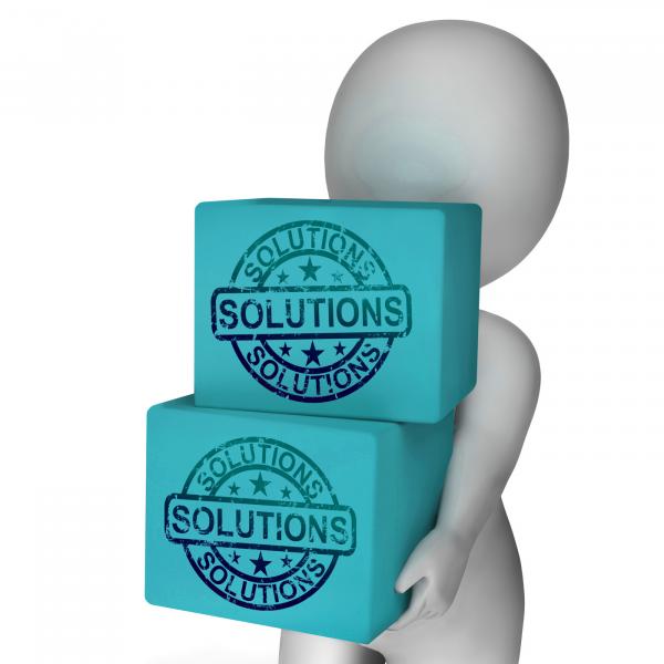 Solutions Boxes Mean Solving Market And Product Problems