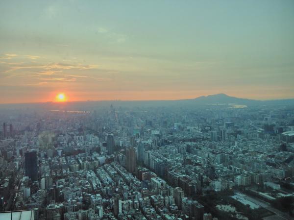 Sonnenuntergang von 101 aus gesehen