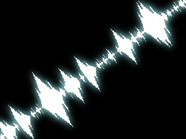 Sound Wave Background Shows Equalizer Or Amplifier