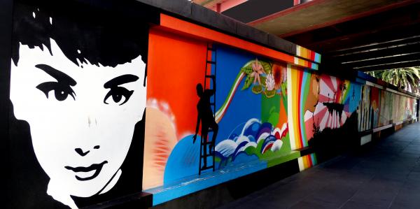 Southbank Mural. Melbourne.