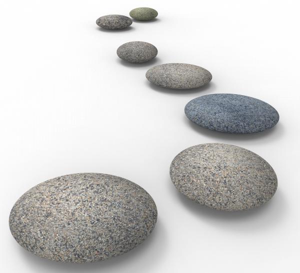 Spa Stones Indicates Love Not War And Balance
