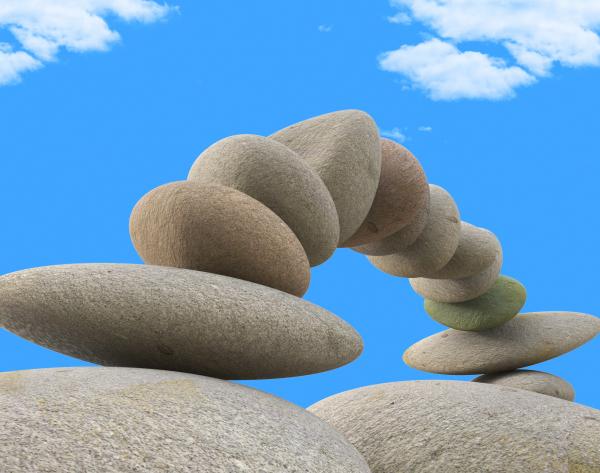 Spa Stones Indicates Relax Wellness And Equilibrium