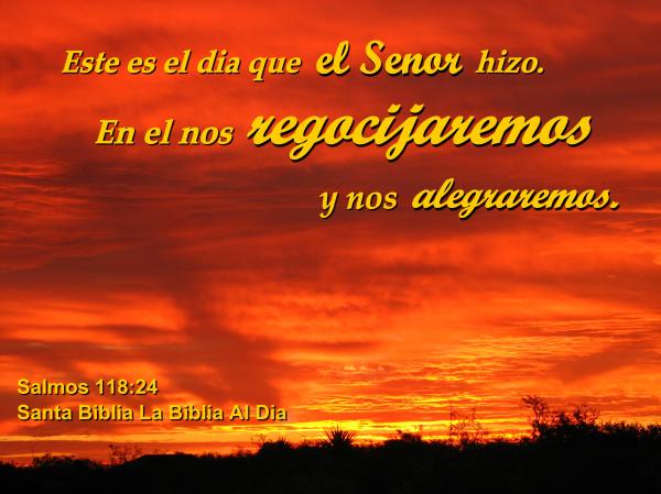 Spanish Text Este Es El Dia Que El Senor