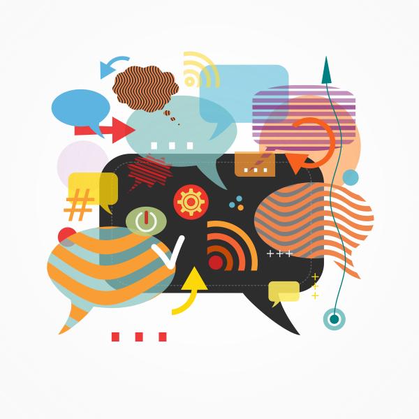 Speech Bubbles - Abstract Communication Concept